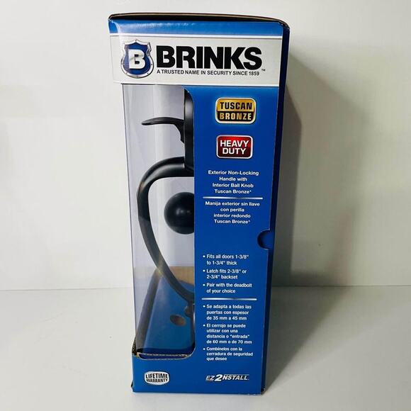Brink's Passage Door Handleset, Interior Ball Doorknob - Picture 2 of 4